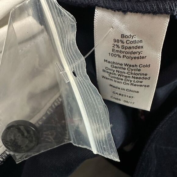 Talbots Polar bear-embroidered velveteen skirt in navy size 6 - Picture 5 of 5